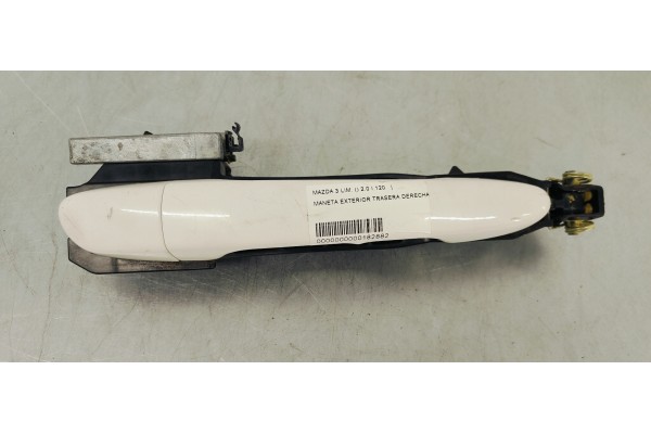 Recambio de maneta exterior trasera derecha para mazda 3 lim. () 2.0 i 120 referencia OEM IAM   