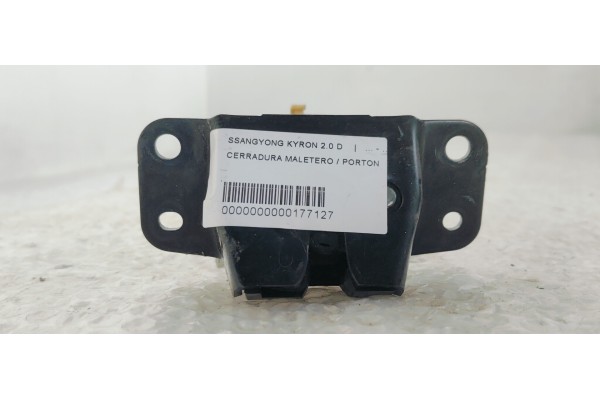 Recambio de cerradura maletero / porton para ssangyong kyron 2.0 d referencia OEM IAM   