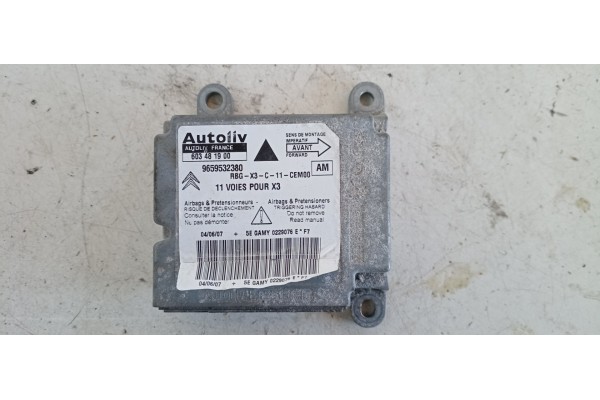 Recambio de centralita airbag para citroen c5 berlina 2.0 hdi cat (rhr / dw10bted4) referencia OEM IAM 603481900  