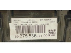 Recambio de cuadro instrumentos para citroen c3 1.2i 82 referencia OEM IAM 9837553680  