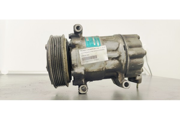 Recambio de compresor aire acondicionado para peugeot 206 berlina look referencia OEM IAM 9655191580  