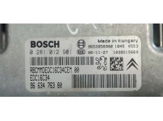 Recambio de centralita motor uce para citroen c4 grand picasso exclusive plus referencia OEM IAM 9663476380  