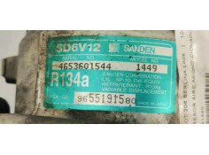 Recambio de compresor aire acondicionado para peugeot 206 berlina look referencia OEM IAM 9655191580  