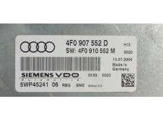 Recambio de centralita motor uce para audi a6 berlina (4f2) 2.4 referencia OEM IAM 4F0907552D  