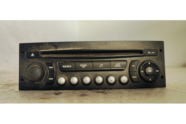 Recambio de sistema audio / radio cd para peugeot 207 sport referencia OEM IAM 96639793XT  