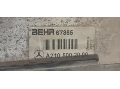 Recambio de intercooler para mercedes-benz clase e (w210) berlina diesel 270 cdi (210.016) referencia OEM IAM A2105002000  