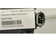 Recambio de faro antiniebla izquierdo para renault megane ii berlina 5p confort dynamique referencia OEM IAM 8200074008  