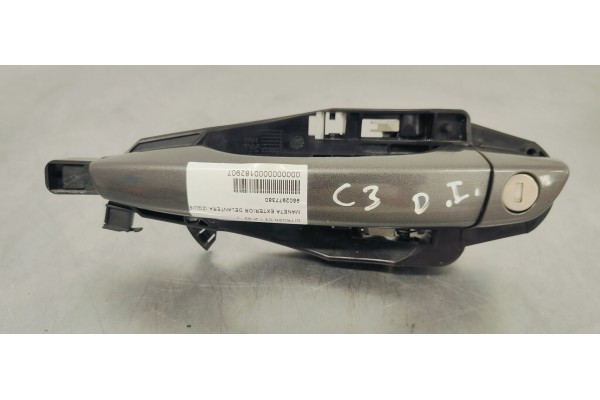 Recambio de maneta exterior delantera izquierda para citroen c3 1.2i 82 referencia OEM IAM 9802977380  
