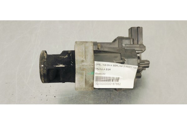 Recambio de valvula egr para opel insignia berlina 2.0cdti 130 fap referencia OEM IAM 55566052  