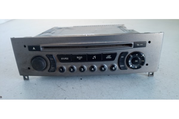 Recambio de sistema audio / radio cd para peugeot 308 1.6 hdi fap referencia OEM IAM 96766652XH00  