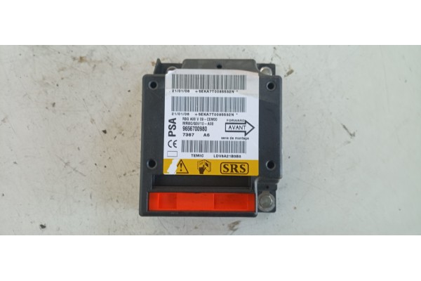 Recambio de centralita airbag para peugeot 1007 1.4 hdi referencia OEM IAM 9656700980  