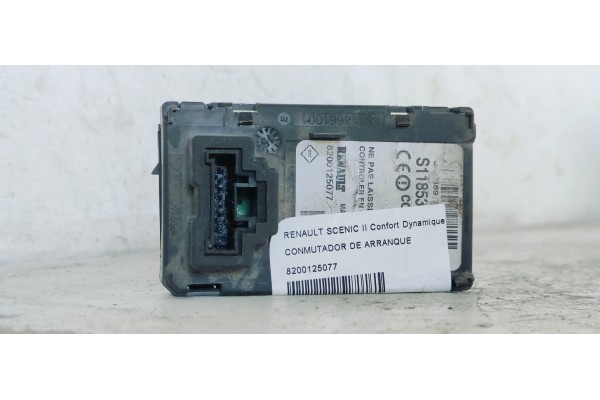 Recambio de conmutador de arranque para renault scenic ii confort dynamique referencia OEM IAM 8200125077  