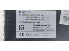 Recambio de caja reles / fusibles para smart coupe fortwo coupe (52kw) referencia OEM IAM A4515451101  