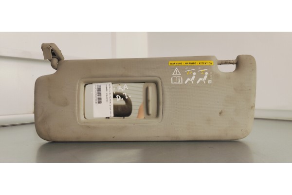 Recambio de parasol izquierdo para opel zafira tourer 2.0 cdti 130 fap referencia OEM IAM   