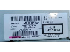 Recambio de sistema audio / radio cd para smart coupe fortwo coupe (52kw) referencia OEM IAM A4518203479  