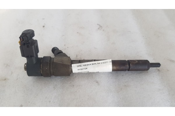 Recambio de inyector para opel insignia berlina 2.0cdti 130 fap referencia OEM IAM 0445110423  