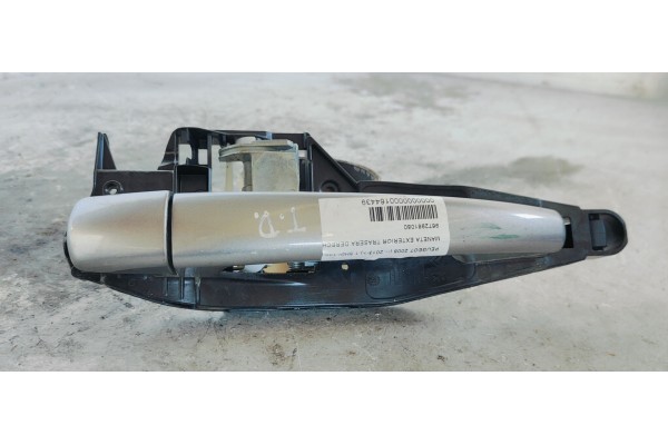 Recambio de maneta exterior trasera derecha para peugeot 2008 (--.2013) 1.5hdi 100 fap referencia OEM IAM 9672961080  