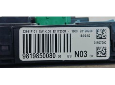 Recambio de caja reles / fusibles para peugeot 2008 (--.2013) 1.5hdi 100 fap referencia OEM IAM 9819850080  