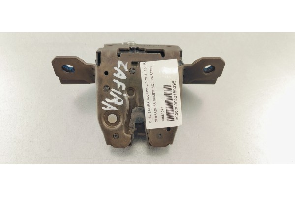 Recambio de cerradura maletero / porton para opel zafira tourer 2.0 cdti 130 fap referencia OEM IAM 13581023  