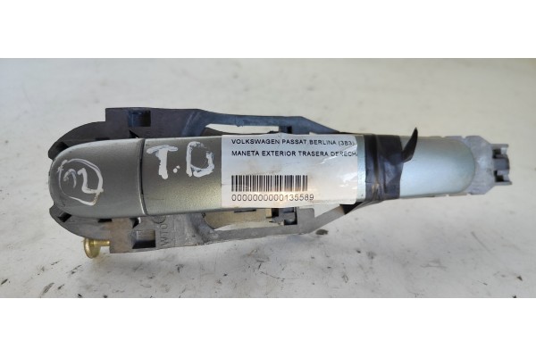 Recambio de maneta exterior trasera derecha para volkswagen passat berlina (3b3) advance 4motion referencia OEM IAM   