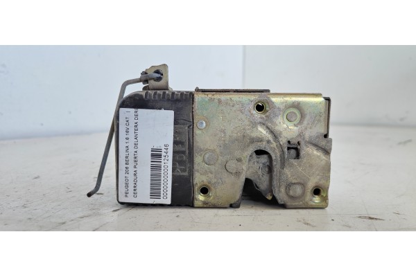 Recambio de cerradura puerta delantera derecha para peugeot 206 berlina 1.6 16v cat referencia OEM IAM   