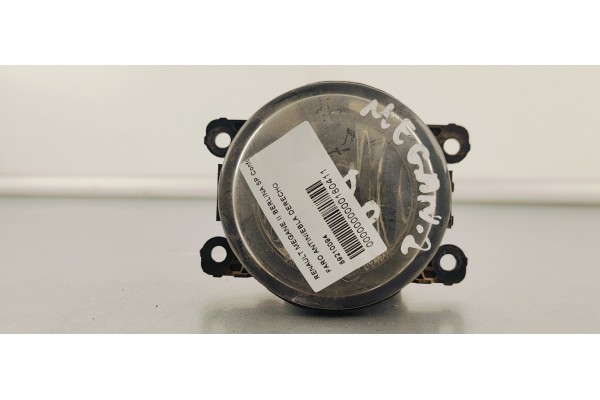 Recambio de faro antiniebla derecho para renault megane ii berlina 5p confort dynamique referencia OEM IAM 89210094  