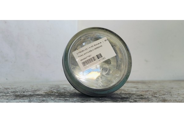 Recambio de faro antiniebla derecho para citroen c3 1.4 hdi exclusive referencia OEM IAM 96489477801  