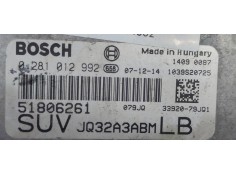 Recambio de centralita motor uce para suzuki sx4 rw (ey) glx referencia OEM IAM 0281012992  