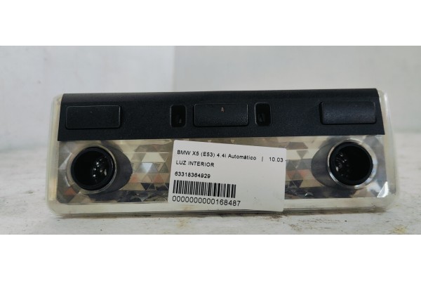 Recambio de luz interior para bmw x5 (e53) 4.4i automático referencia OEM IAM 63318364929  