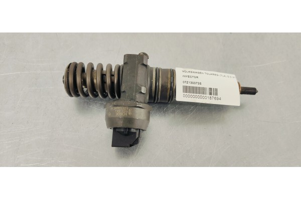 Recambio de inyector para volkswagen touareg (7la) 5.0 v10 tdi dpf referencia OEM IAM 07Z130073S  