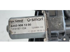 Recambio de elevalunas delantero izquierdo para smart fortwo coupe 1.0 turbo cat referencia OEM IAM A4537200200  