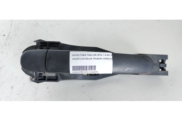 Recambio de maneta exterior trasera derecha para skoda fabia familiar (6y5) comfort line referencia OEM IAM   