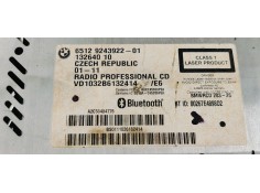 Recambio de sistema audio / radio cd para bmw serie 1 berlina (e81/e87) 116d referencia OEM IAM 65129243922  