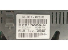 Recambio de pantalla multifuncion para peugeot 407 2.0 16v hdi fap referencia OEM IAM 967815098000  