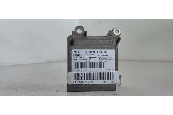 Recambio de centralita airbag para peugeot 207 1.6 16v hdi referencia OEM IAM 966359348000  