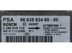 Recambio de centralita airbag para peugeot 207 1.6 16v hdi referencia OEM IAM 966359348000  