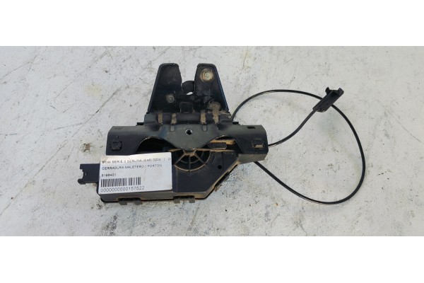 Recambio de cerradura maletero / porton para bmw serie 3 berlina (e46) 320d referencia OEM IAM 8196401  