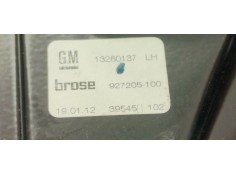 Recambio de elevalunas delantero izquierdo para opel zafira tourer 2.0 cdti 130 fap referencia OEM IAM 13260137  