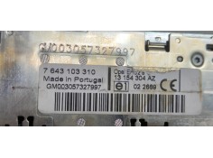 Recambio de sistema audio / radio cd para opel astra h berlina enjoy referencia OEM IAM 13154304  
