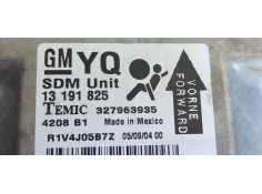 Recambio de centralita airbag para opel astra h berlina 1.7 16v cdti referencia OEM IAM 13191825  