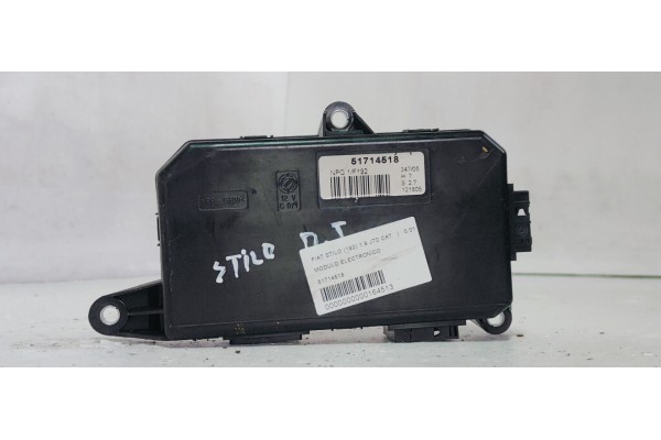 Recambio de modulo electronico para fiat stilo (192) 1.9 jtd cat referencia OEM IAM 51714518  
