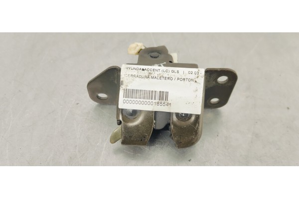 Recambio de cerradura maletero / porton para hyundai accent (lc) gls referencia OEM IAM   