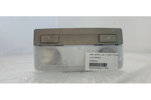 Recambio de luz interior para opel astra j lim. 1.7 cdti 110 fap referencia OEM IAM 316627975  