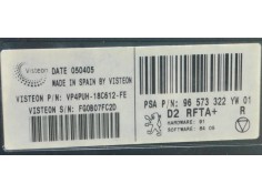 Recambio de mando climatizador para peugeot 407 st sport referencia OEM IAM 96573322YW  