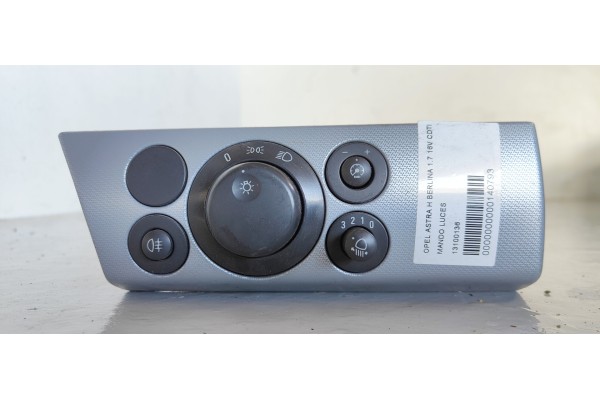 Recambio de mando luces para opel astra h berlina elegance referencia OEM IAM 13100136  