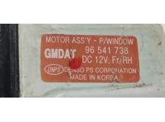 Recambio de elevalunas delantero derecho para chevrolet kalos 1.4 se referencia OEM IAM 96541738  