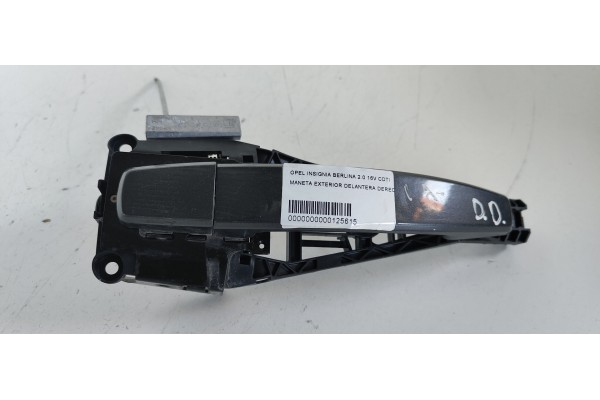 Recambio de maneta exterior delantera derecha para opel insignia berlina 2.0 16v cdti referencia OEM IAM   