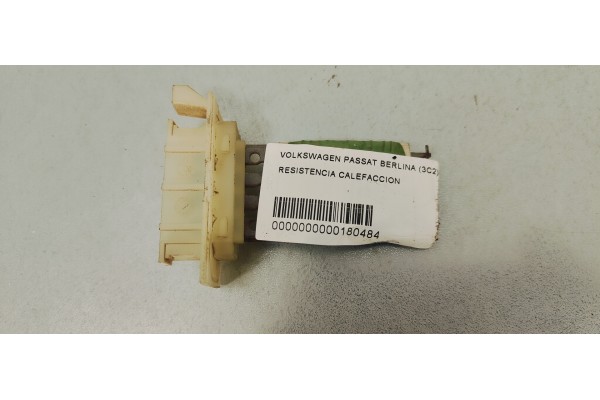 Recambio de resistencia calefaccion para volkswagen passat berlina (3c2) 1.6 i 102 referencia OEM IAM   
