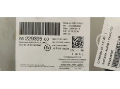 Recambio de sistema audio / radio cd para citroen c3 1.2i 82 referencia OEM IAM 9822939580  