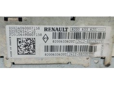 Recambio de sistema audio / radio cd para renault megane ii coupe/cabrio luxe dynamique referencia OEM IAM 8200633620  